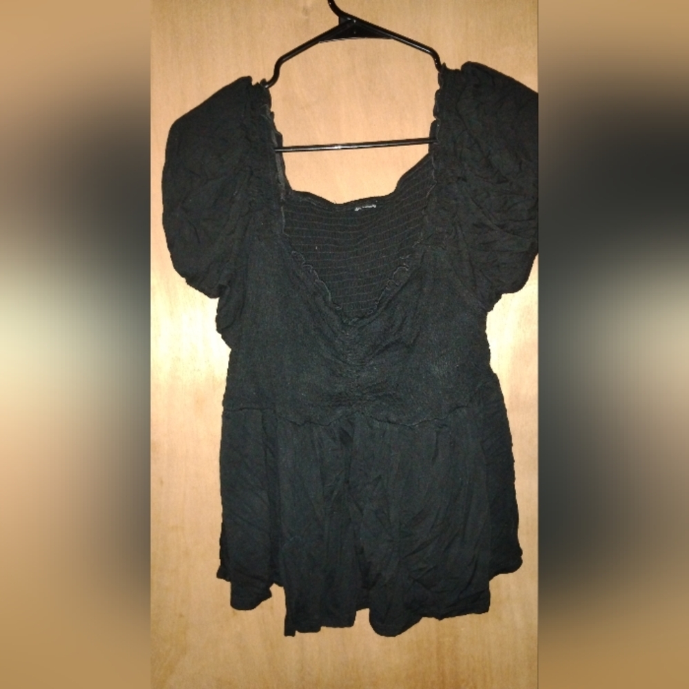 Elegant Black Women's Top